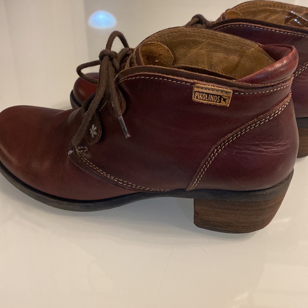Pikolinos brown lace up boots - Picture 4 of 7